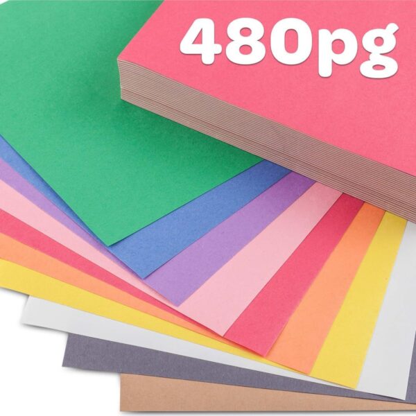 Crayola Construction Paper - 480ct (2pck), Bulk School Supplies For Kids, Classroom Supplies, Art Paper for Arts & Crafts - Image 4