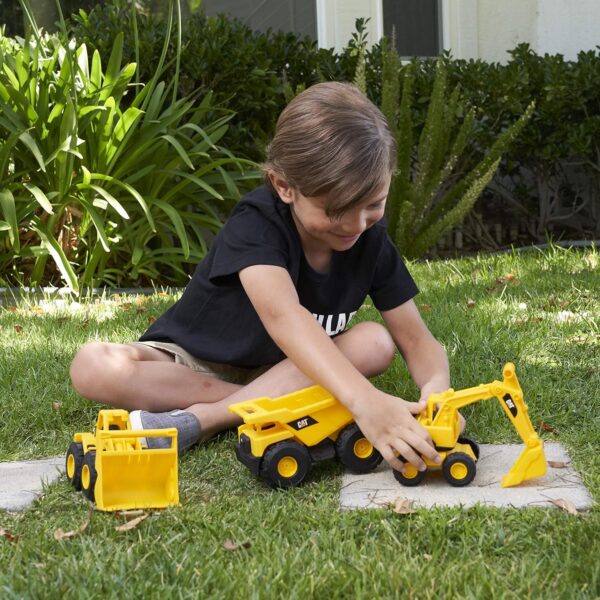 CAT Construction Toys, Construction Vehicle Set for Kids Ages 2 & Up, Dump Truck, Loader, Excavator, Articulated Parts, Quality You Can Trust, Great Gift - Image 2