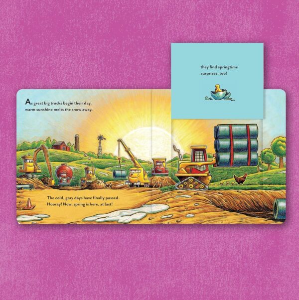 Construction Site: Spring Delight: An Easter Lift-the-Flap Book (Goodnight, Goodnight, Construc) - Image 7