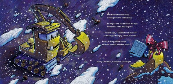 Construction Site on Christmas Night: (Christmas Book for Kids, Children's Book, Holiday Picture Book) (Goodnight, Goodnight Construction Site) - Image 6